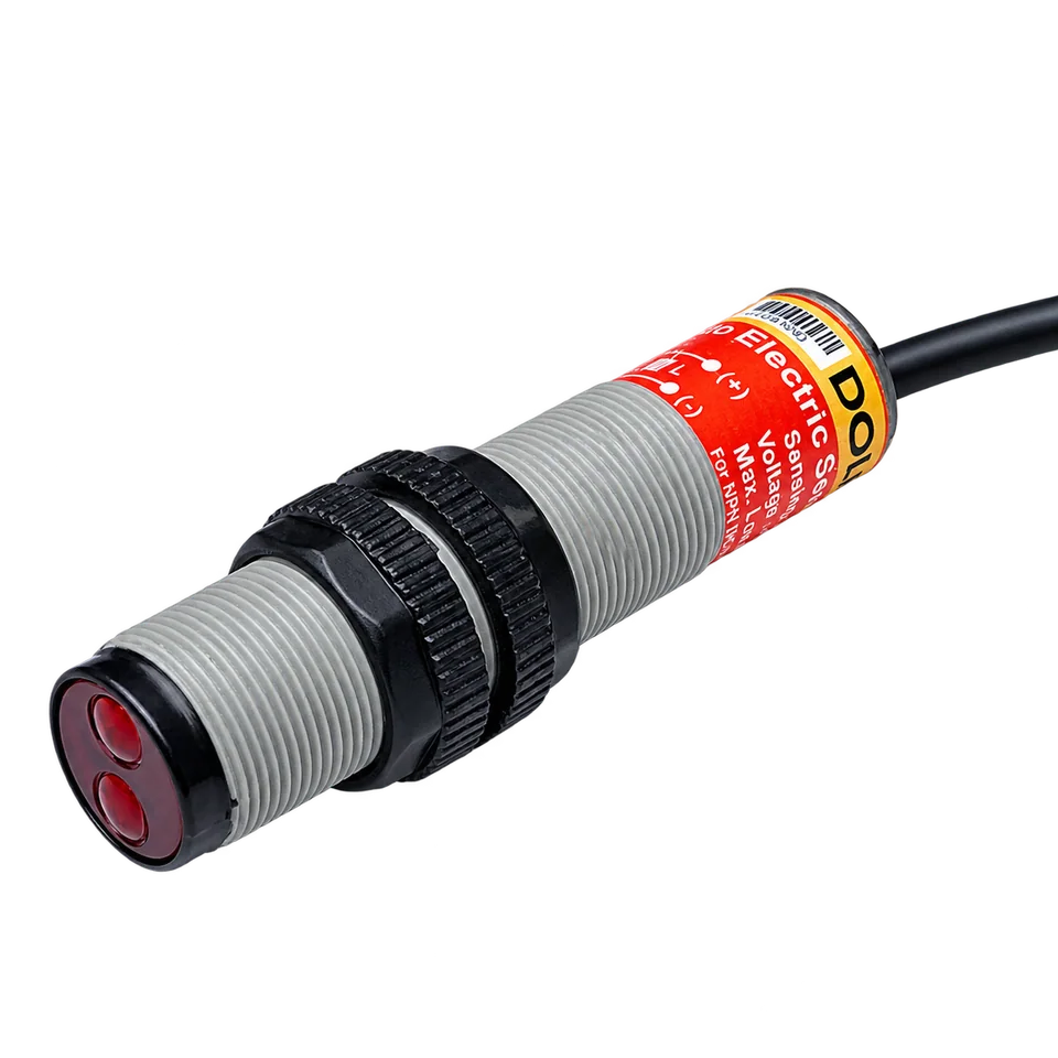 M18 Photo Sensor Diffuse Scan PNP NO+NC Sn: 400 mm PVC BODY