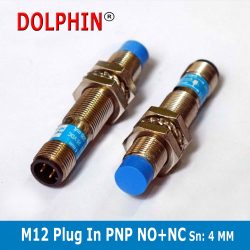 M12 Plug In Sensor PNP NO+NC M...