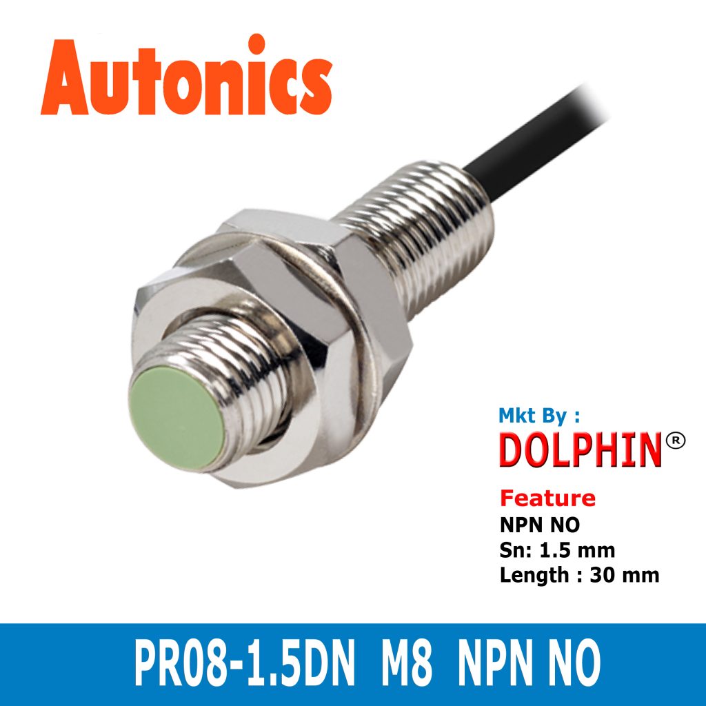 PR08-1.5DN Autonics M8 Inductive Proximity Switch NPN NO Sn: 1.5 Mm ...